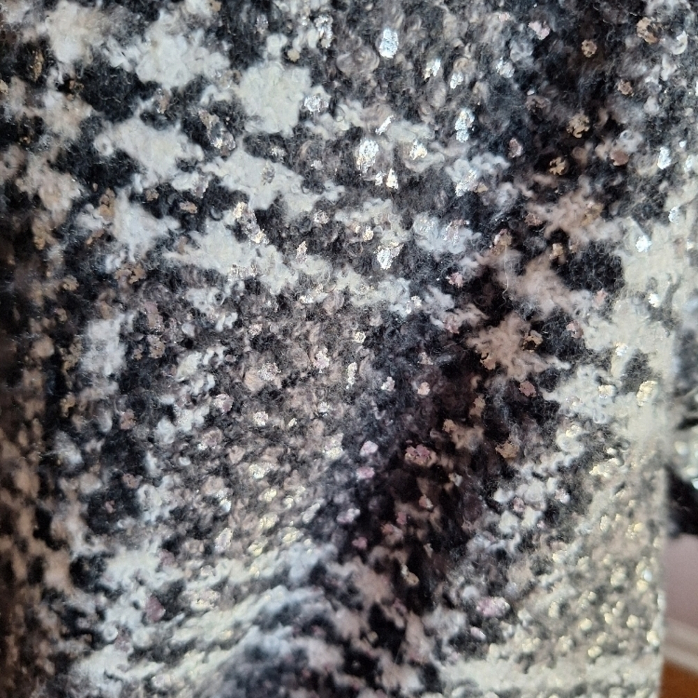 MICHAEL Michael Kors Black and White Plaid Scarf - Picture 14 of 14